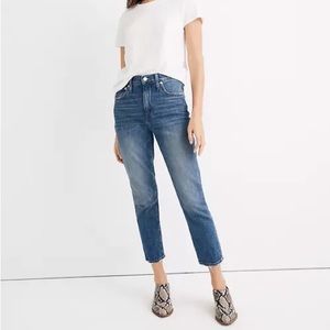 Madewell High Rise Slim Boyjean
